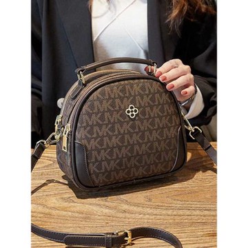 潮牌Magicking MK楊冪真皮女包小圓包新款時尚復古女士單肩斜挎包