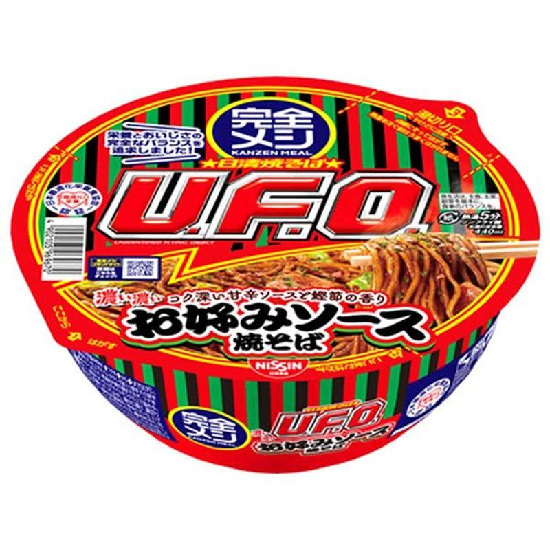 日清食品 完全メシ 濃い濃いお好みソース 135g×12個入