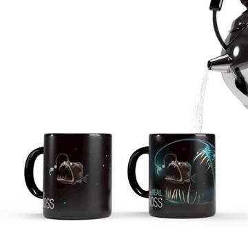 賽先生科學工廠｜鮟鱇魚感溫變色馬克杯