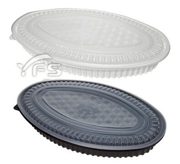 0302外燴魚盤(2300ml) (年菜盒/肋排/熱炒/魚/海鮮/塑膠盤/外燴餐盤/外帶餐盤)【裕發興包裝】SC102/SC128