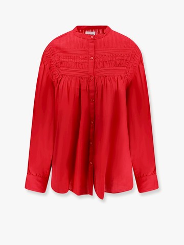 Plalia biologic cotton and viscose shirt - MARANT ETOILE - gender_Woman