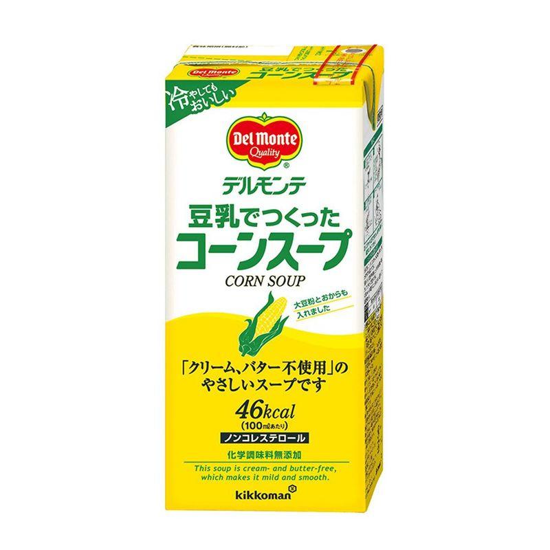 常温 デルモンテ キッコーマン 豆乳で作った コーンスープ 1000ml 業務用