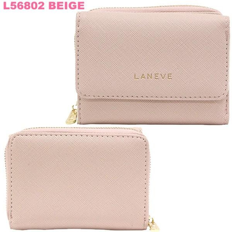 LANEVE ランイブ レディース 三つ折り 財布 L56802 8 COLORS PVC