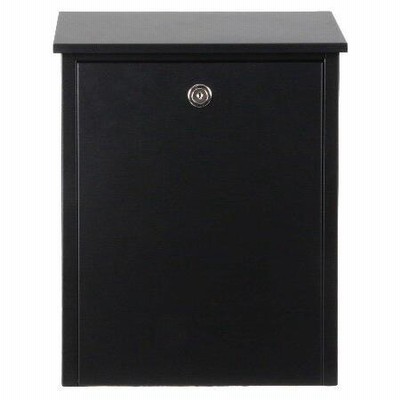 Qualarc Allux Wall Mounted Mailbox Colour: Black