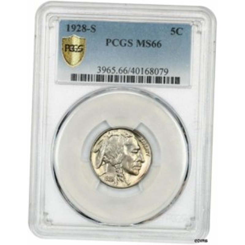 品質保証書付】 アンティークコイン NGC PCGS 1928年-S 5c PCGS MS66