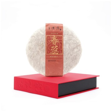 【特開年份普洱 | 綠製普洱】2010臨滄春蕊普洱357g(附木盒)-王德傳