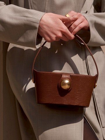 Pot Tote Bag_Brown