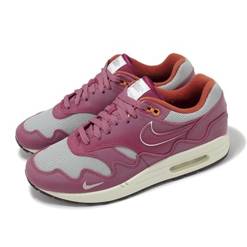 [ACS] Nike x Patta Air Max 1P 男鞋 酒紅 銀灰 休閒鞋 聯名 氣墊 DO9549-001