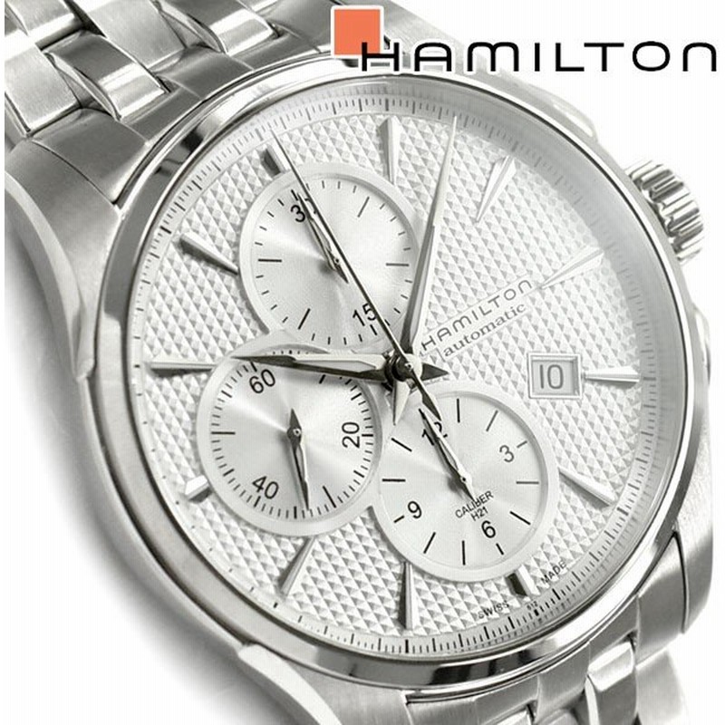 Hamilton ハミルトン ジャズマスター オートクロノ 自動巻き手巻き付き クロノグラフ メンズ腕時計 シルバーダイアル H 通販 Lineポイント最大get Lineショッピング