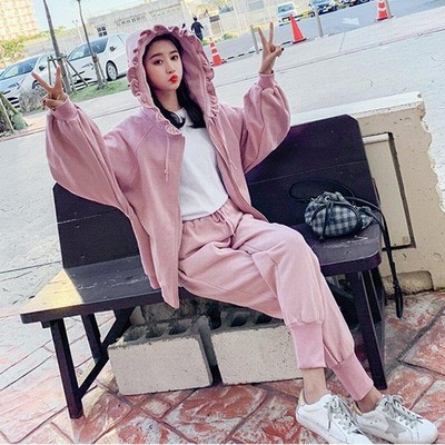 ヴィジョン ストリートウェア レディース 秋冬新作 スウェット スポーツウェア 2点 長袖バーカー ロングパンツ 運動着 部屋着 カジュアル ジャージ 大きいサイズ 通販 Lineポイント最大get Lineショッピング