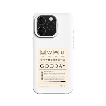 iPhone 16 Pro SolidX 白 - 好日曆 GOODAY (星期安有限公司) - 今天會是很棒的一天