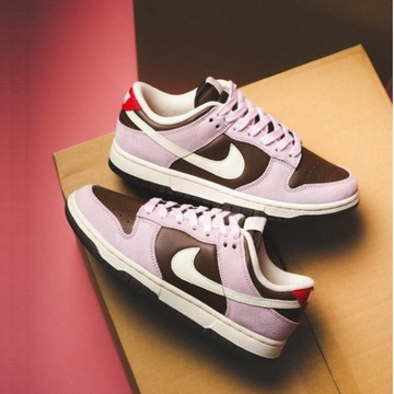 胖達）NIKE W DUNK 麂皮 情侶鞋 休閒鞋 草莓巧克力 HM0987-200 粉棕 男女