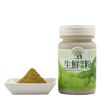 【橄欖先生】生鮮橄欖粉100gx1罐.  Mr. Olive. 新竹寶山. 台灣橄欖製作