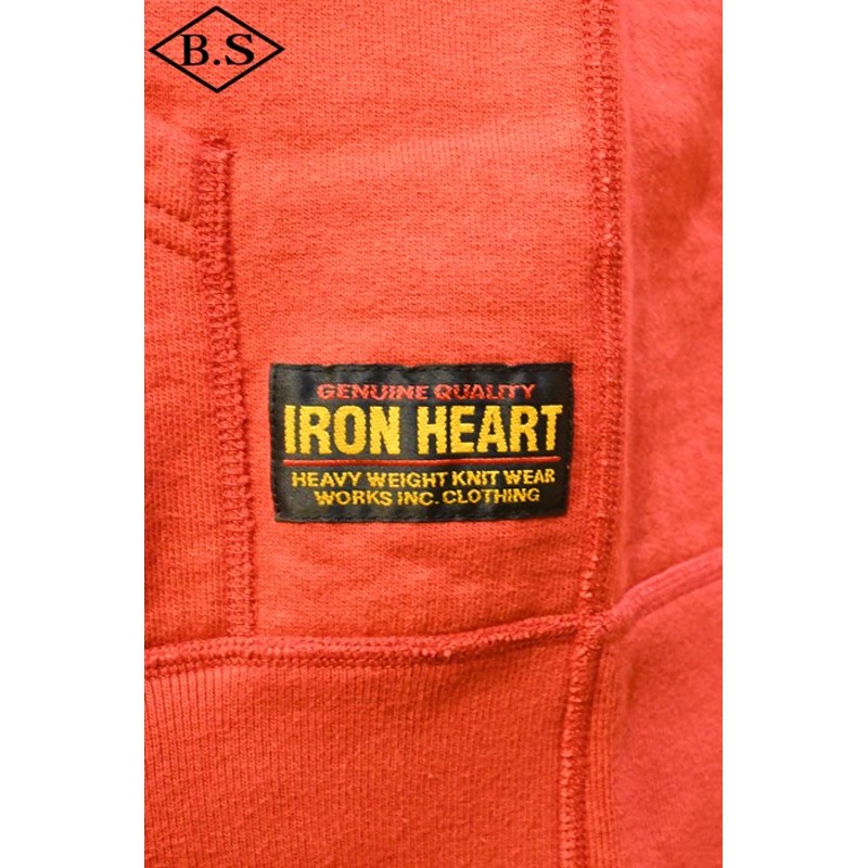 アイアンハート IRON HEART パーカー IHSW-65 ヘビージップアップ ...