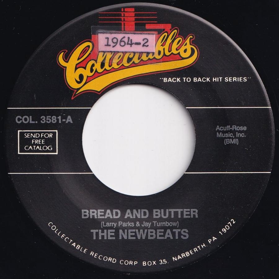 Newbeats Bread And Butter   Run Baby Run (Back Into My Arms) Collectables US COL. 3581 203927 RB RR レコード 7インチ 45