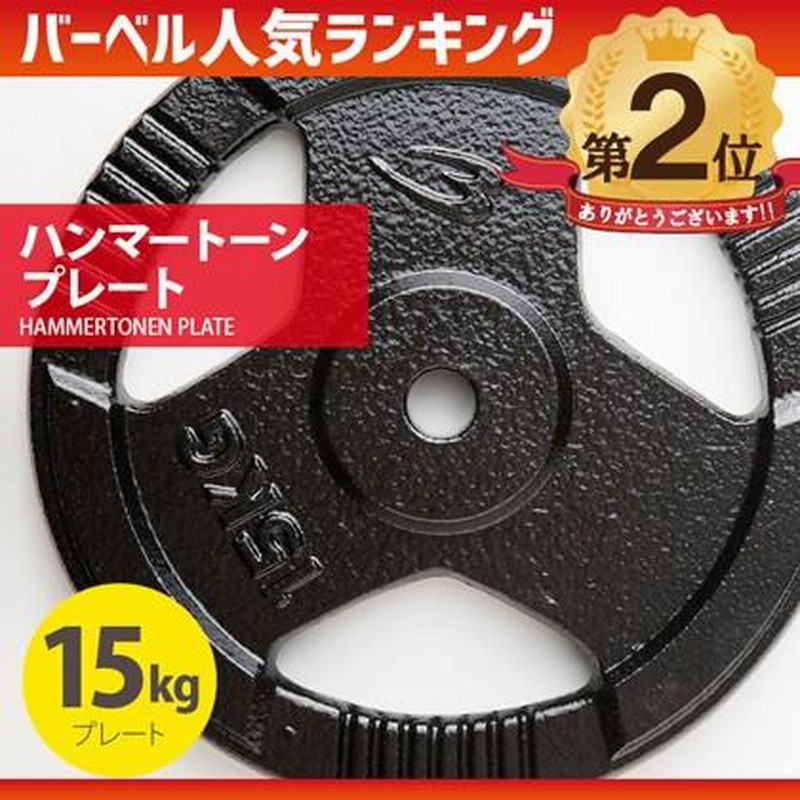 新品 BODYMAKER 15kgプレート2枚 オリンピックカラープレート15KG 2枚セット PR010ST1500