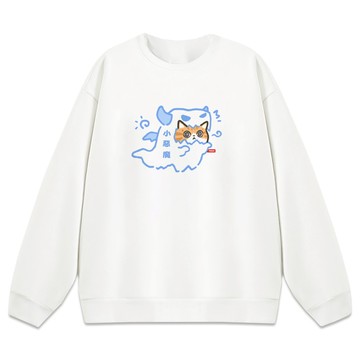 JZ TEE 橘貓-小惡魔 重磅刷毛大學T