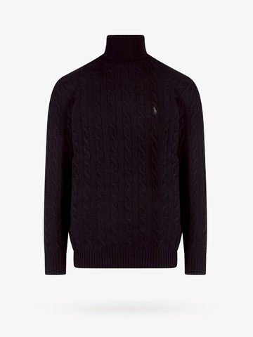 Wool and cashmere sweater with frontal logo - POLO RALPH LAUREN - gender_Man