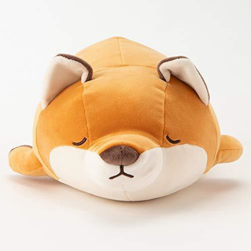 りぶはあと ボルスタークッション ポリエステル マシュマロアニマル カワウソのくるり (全長約27cm) ふわふわ もちもち 58218-33 その他 クッション、座布団