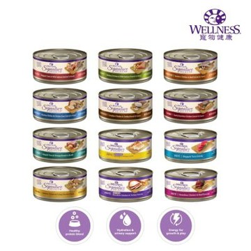 WELLNESS 寵物健康 SS名廚特選主食罐 150g/5.3oz*12罐(貓主食罐 貓罐頭 全齡貓)