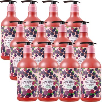 CC daily巴西莓果能量沐浴乳580g*12入