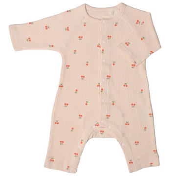 akachan honpo - 長袖兔裝-櫻桃-粉紅色