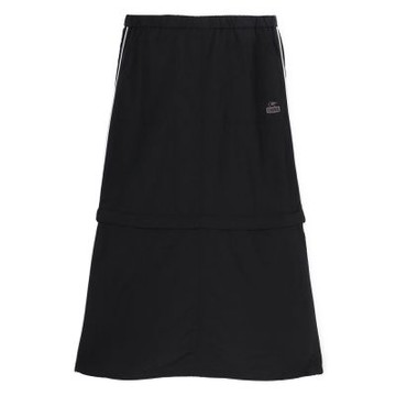 CHUMS Kearns Piping 2way Skirt 女 兩穿式長裙 黑色 CH181370K001