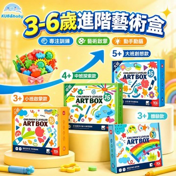台灣現貨🎨兒童進階藝術手工盒 幼兒園美勞課手工套組 3-6歲創意DIY材料包 美勞 幼兒園美勞 美勞教具 手作