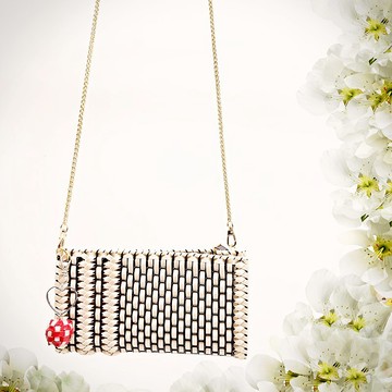 斜背包|手工編織包 - 與妳相遇的一瞬間 強烈感受到滿滿的溫柔