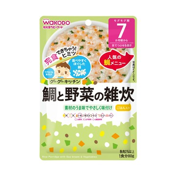 咕咕廚房鯛魚和蔬菜粥80克