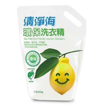 【清淨海】 環保洗衣精檸檬補充包1500g