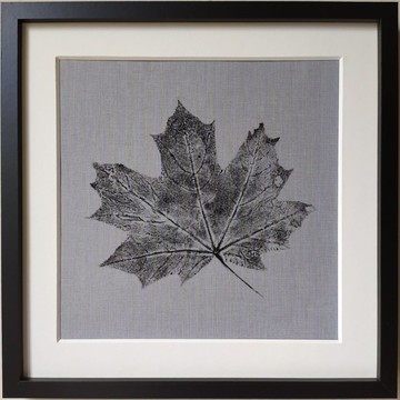 限量系列畫作 與秋的對話 中的一幅。楓葉