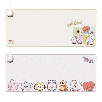 【向物】BT21多功能暖桌墊 加熱桌墊 恆溫墊 超大滑鼠墊 官方授權 宇宙明星BT21