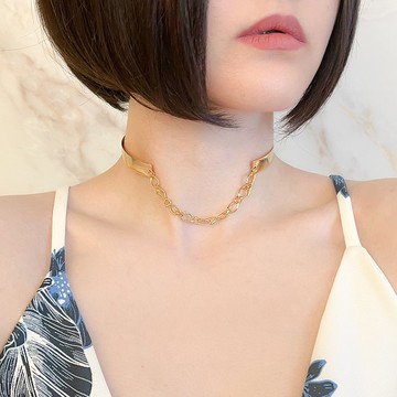 金色 / Artemis / 金屬頸圈 SV298G