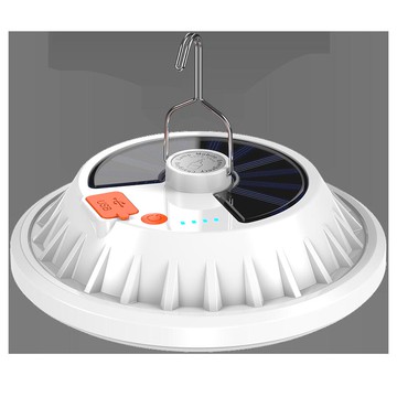 LED夜市燈 充電燈泡戶外家用超亮行動停電應急照明led飛碟燈夜市地攤擺攤燈【MJ5338】