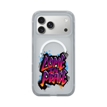 iPhone 17 Pro Max AirX 流變灰 - Graffiti / 街頭塗鴉 - 我為和平而來