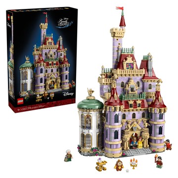 LEGO 43263 迪士尼系列 美女與野獸 城堡 Beauty and the Beast Castle  1盒  混和顏色