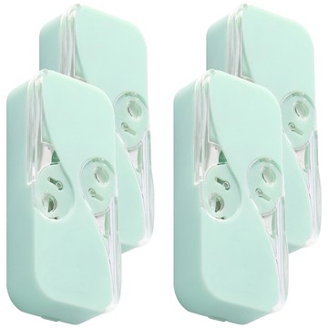 Fukuu Book 牙線棒收納盒 便攜式 一次一根  嫩芽綠  1組