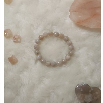 一點美白日潤澤櫻花瑪瑙手串