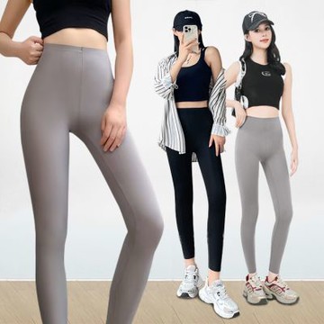 TengYue 高彈力超薄瑜珈褲 3色(L-XL可選) 九分褲 內搭褲 緊身褲