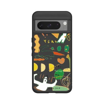 Pixel 8 Pro SolidSuit 黑 - MacaronToe 馬卡龍腳趾 - 小畫家 Draw For Fun