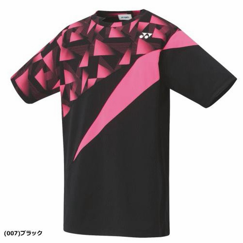 新しいブランド YONEX 点てる 半袖シャツ ネイビー/ピンクソフトテニス 洗濯洗剤
