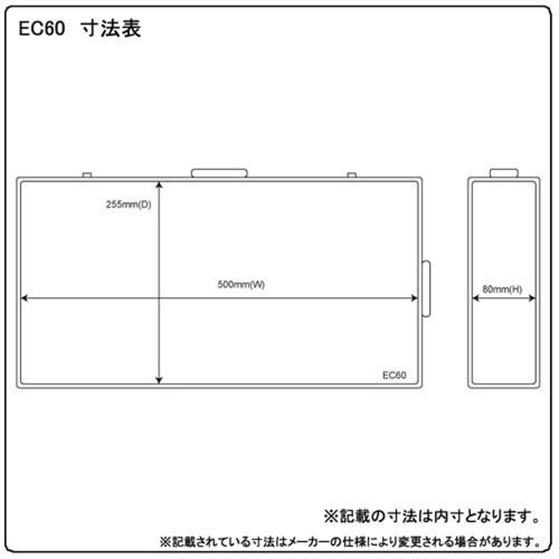 KC/キョーリツコーポレーション EC60 (BK/BA/RD/BL/SV)[EC-60