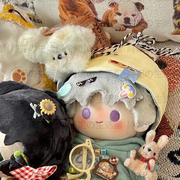 光與夜之戀周邊 查豆豆 齊豆豆 查理蘇 棉花娃娃 20cm 公仔 毛絨公仔 遊戲周邊 毛絨公仔換裝 小禮品 學生禮物