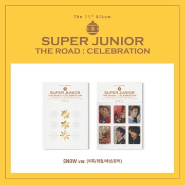 SUPER JUNIOR - VOL.11 [VOL.2 'THE ROAD: CELEBRATION'] (SNOW VER.)