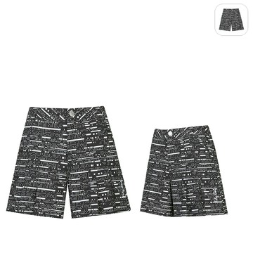 【FILA】女性 Golf 高爾夫 平織短褲-黑色 5SHZ-2819-BK