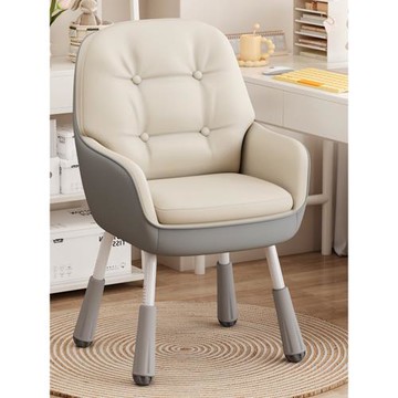 網紅化妝椅家用電腦椅子女生臥室梳妝凳大學生宿舍靠背椅升降轉椅