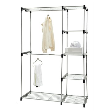 【Hampton 漢汀堡】萊卡開放式多功能衣架置物架