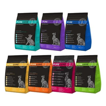 成貓/全齡貓飼料 美國PURELUXE 純華- 11lbs.(5kg) 天然無穀貓糧系列 (貓主食/貓乾糧/貓飼料)