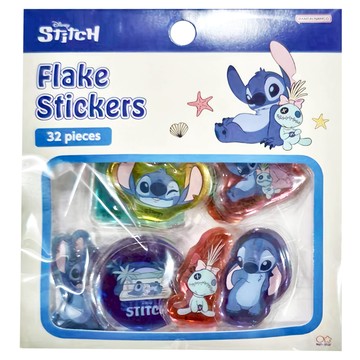 sun-star 史迪奇夏日海灘造型貼紙  1個  藍色